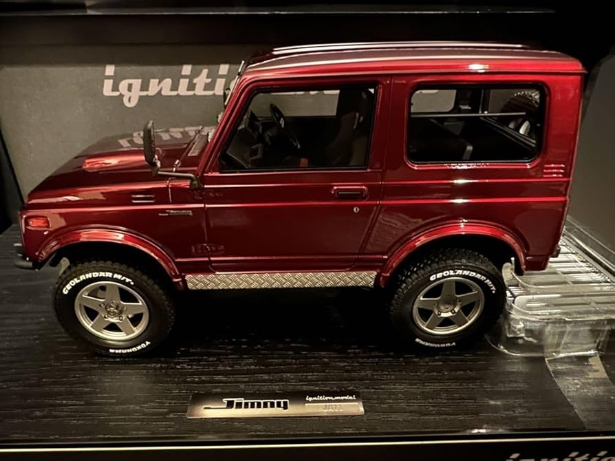 Amazon.co.jp: 1/18 IG1717 SUZUKI Jimny JA11 Red Metallic